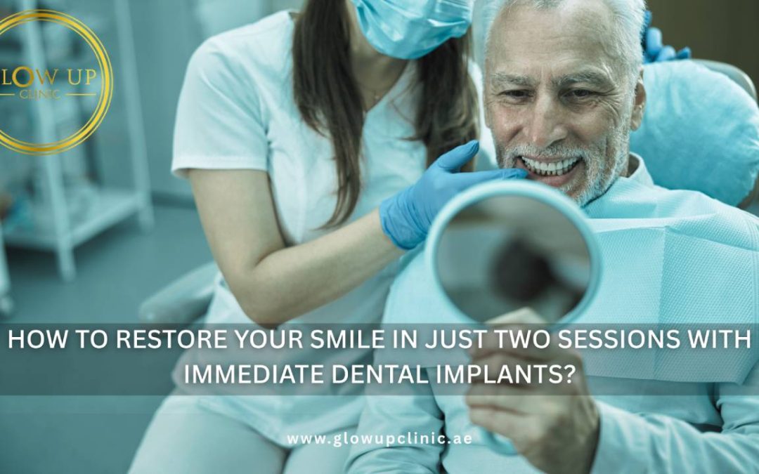 How to Restore Your Smile in Just Two Sessions with Immediate Dental Implants